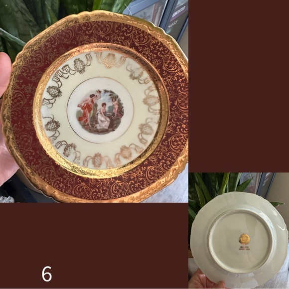(7) RARE & VINTAGE FINE CHINA 22KT GOLD - Picture 6 of 7
